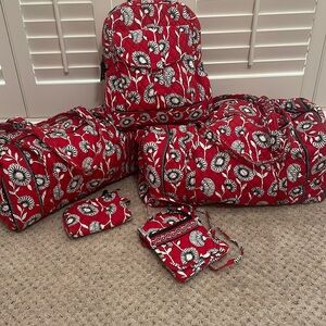 Vera bradley red pattern mixture of bags!